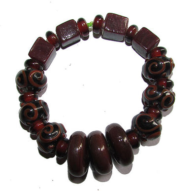 Handmade Lampworked Bead Set Sold Per set, Size about 12-16mm length 14~ 18 Centimeter