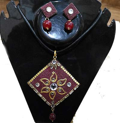 Pachi Work Fashion Pendants Set , Sold by per Set