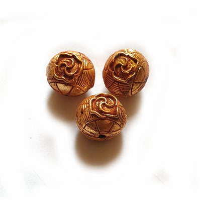4 Pcs Pack  Filigree Handmade Beads