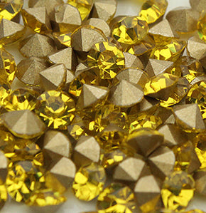 5.80mm, Flatback Chatons, Glass Rhinestone, Sold Per Pack of 144 Pcs, Size SS-27