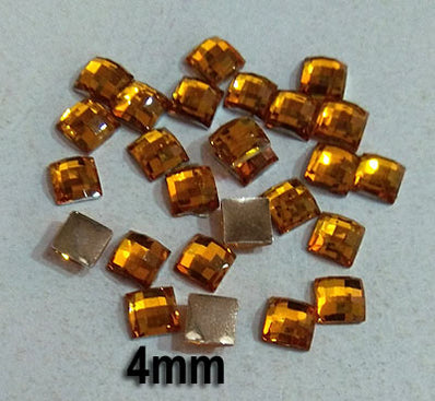 500 PCS Acrylic Craft Gems Kundan Stone Used in Nail Art, Clothing, Jewelry adornment, Crafts  etc. Not adhesive Flat Back can use glue to finish your project