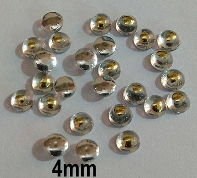 500 Pcs pack Round Acrylic stone for adornment Size mentioned on image