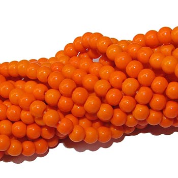 Beads, Czeck Glass, Size 6mm, Sold By Per Strands 16 Inch