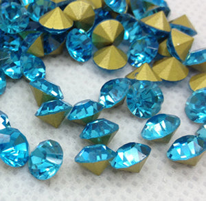 5.80mm, Flatback Chatons, Glass Rhinestone, Sold Per Pack of 144 Pcs, Size SS-27