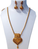High Quality Premium Matt Finish Gold Necklace Sold by Per Set