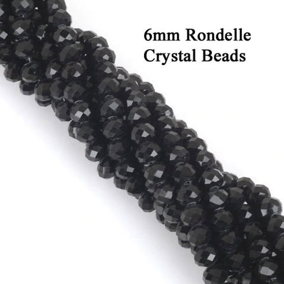 6x5mm Crystal Rondelle Beads, Crystal Glass Beads For Jewelry making Length of strand: 41 cm ( 16 inches ) About 80 Beads
