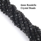 6x5mm Crystal Rondelle Beads, Crystal Glass Beads For Jewelry making Length of strand: 41 cm ( 16 inches ) About 92~95 Beads