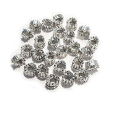 4x7mm Size Oxidized Metal Beads for Jewellery Making 50 Pcs Pack