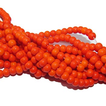 Beads, Czeck Glass, Size 5mm, Sold By Per Strands 16 Inch
