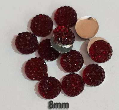 500 Pcs pack Round Acrylic stone for adornment Size mentioned on image