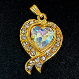 20X40 mm Stone Pendants high quality stone setting gold plated Sold by Per Piece