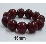10 Pcs Pack Size about 16mm,Round, Resin Beads, Maroon Color,