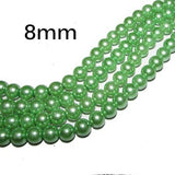 Glass Beads Pearl Beads, Sold by 16 inches strands