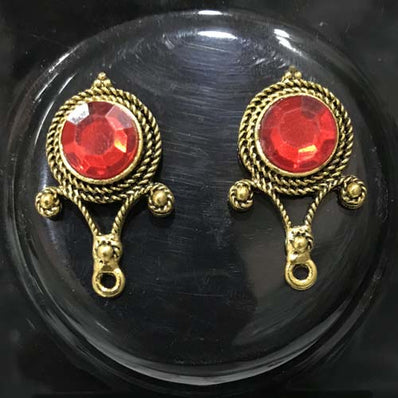 5 Pair Pack Ear Studs (Stone Studded)