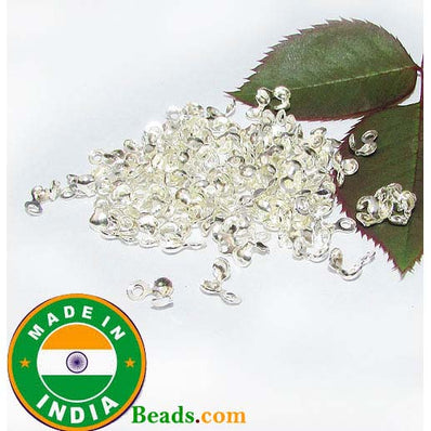 "CHARLOTTE CRIMPS" (4-8 mm) Sold By 50 Pieces Pack (Double Fold)