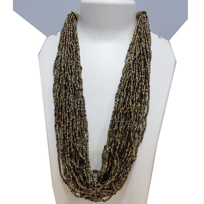 20~30 Line 28" long Multi Row Seed Beads Glass Jewellery Necklace