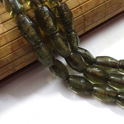 14x22mm Size 19 Beads Plain Large Size Vintage Glass Beads, Hole Size about 3~5mm Unbeatable Discounted Price offered Made Ethnic and Fancy Necklace, No Exchange or Refund Due to Sale Item