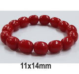 10 Pcs Pack Size about 11x14mm,Barrel, Resin Beads, Red Color,