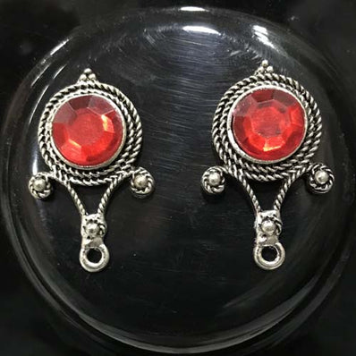 5 Pair Pack Ear Studs (Stone Studded)