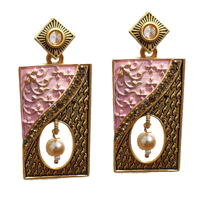 Traditional Marriage Party Bridal Earring Bold Large and Heavy Eye Catching