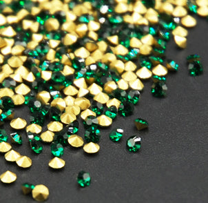 3mm, Flatback Chatons, Glass Rhinestone, Sold Per Pack of 144 Pcs, Size SS-11