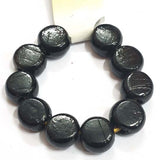 18x16mm Size 10 Beads Plain Large Size Vintage Glass Beads, Hole Size about 3~5mm Unbeatable Discounted Price offered Made Ethnic and Fancy Necklace, No Exchange or Refund Due to Sale Item