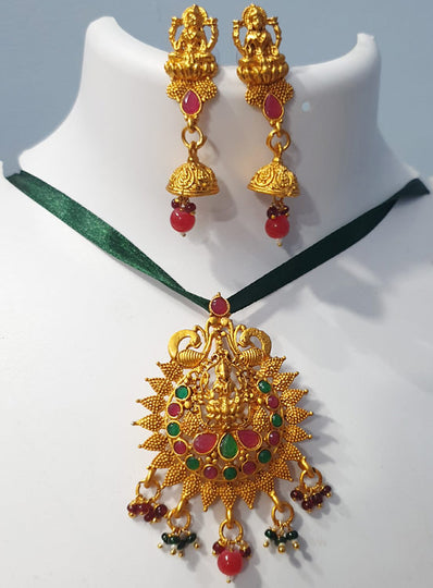 High Quality Premium Matt Finish Gold Pendant  Sold by Per Set