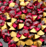 3.3mm, Flatback Chatons, Glass Rhinestone, Sold Per Pack of 144 Pcs, Size SS-13