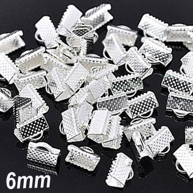 50Pcs crimp, Necklace end Tips