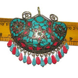 Ethnic Tribal Nepali-Tibatan handmade India made jaipuri Pendants