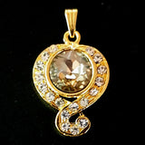 22x38 mm Stone Pendants high quality stone setting gold plated Sold by Per Piece