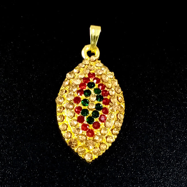 22x45 mm Stone Pendants high quality stone setting gold plated Sold by Per Piece