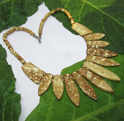 Beaded Ethnic Fashion Necklace, European Style