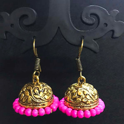 High Quality Indian Made Oxidized Jhumka Earring Sold by per Pair Pack