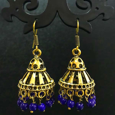 High Quality Indian Made Oxidized Jhumka Earring Sold by per Pair Pack