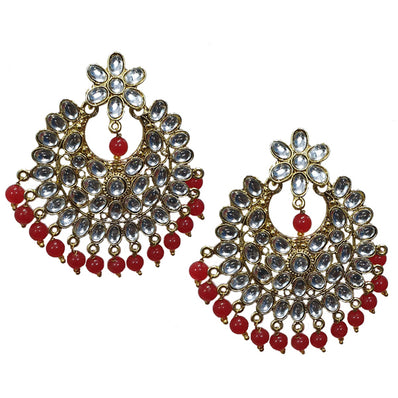 Traditional Marriage Party Bridal Earring Bold Large and Heavy Eye Catching