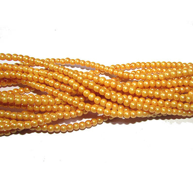 4mm Glass Beads Pearl Sold Per Strand of 32" About 210~220 Beads Colorful