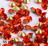 3.3mm, Flatback Chatons, Glass Rhinestone, Sold Per Pack of 144 Pcs, Size SS-13