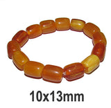 10 Pcs Pack Size about 10x13mm,Tube, Resin Beads, Amber Color,