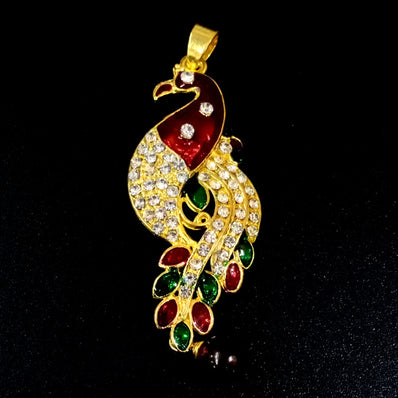 29x80 mm Stone Pendants high quality stone setting gold plated Sold by Per Piece