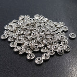 7x3mm Size Jewelry making Oxidized Metal Beads, Sold Per Pack of 50 Pcs