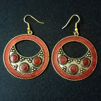 Size 48x44mm Per pair Pack Nepali Earrings,