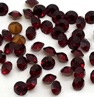 3.3mm, Flatback Chatons, Glass Rhinestone, Sold Per Pack of 144 Pcs, Size SS-13