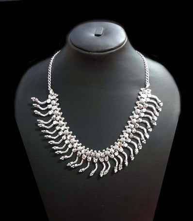 Handmade Base Metal Oxidized Jewellery Fashion Necklace