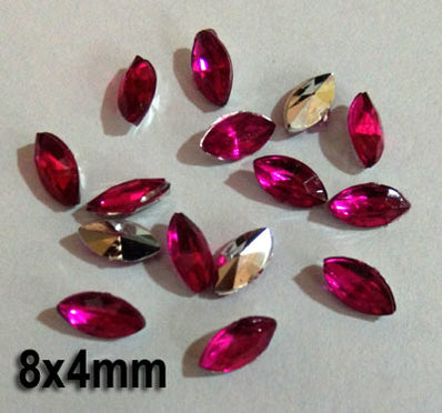 500 Pcs Pack, Point Back Resin Craft Gems Kundan Stone Used in Clothing, Jewelry adornment, Crafts  etc. Not adhesive Flat Back can use glue to finish your project