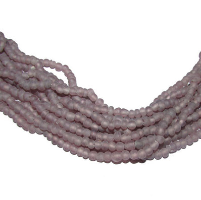 4mm Economic Glass Beads Strand, Priced Per 10 Strands, shapes and colors may vary with handcrafted items,  strand length 16 inches