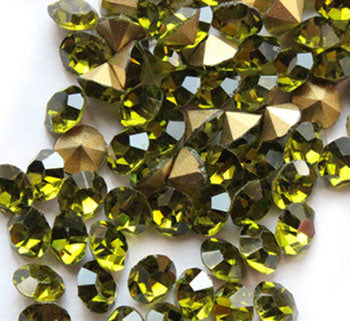 3.7mm, Flatback Chatons, Glass Rhinestone, Sold Per Pack of 144 Pcs, Size SS-15