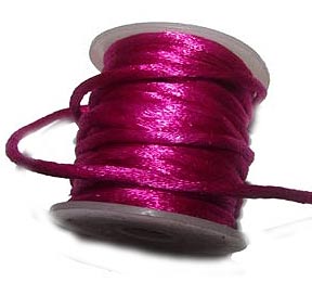 10 Meter Pack' Size About 3 ~4mm , This Silk cords known as Rat Tail Beading Cords