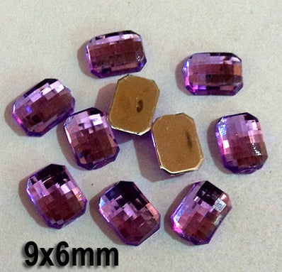 500 PCS Acrylic Craft Gems Kundan Stone Used in Nail Art, Clothing, Jewelry adornment, Crafts  etc. Not adhesive Flat Back can use glue to finish your project