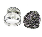 Fashion German Silver Metal Ring, Sold by  Per Piece
